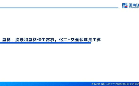 氢能源制氢行业专题报告：绿氢电解槽，方兴未艾