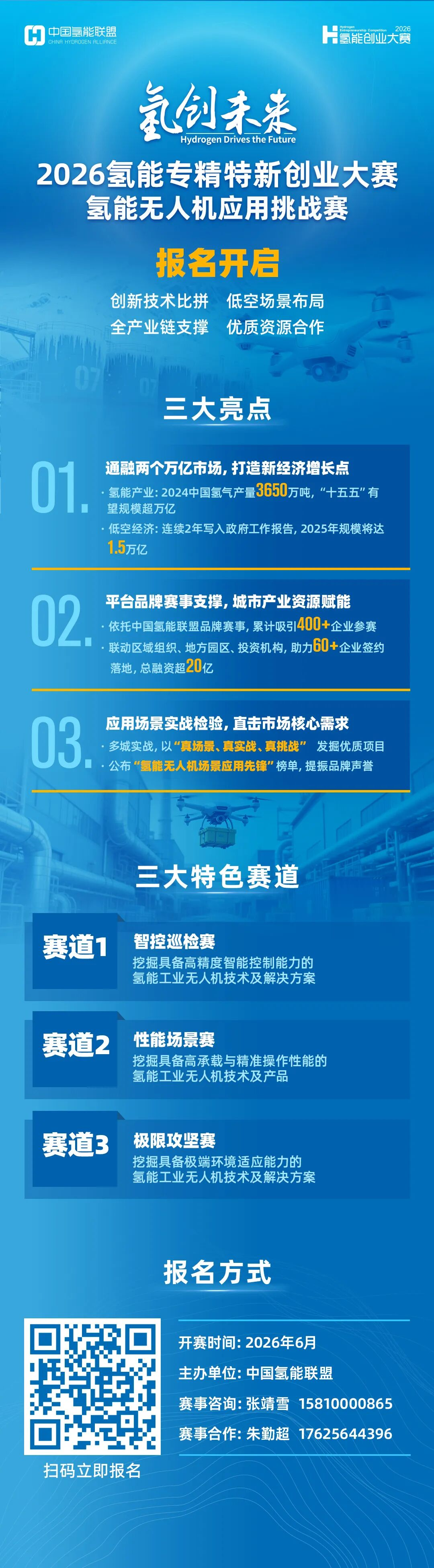融通“两个万亿”赛道，“2026氢能无人机应用挑战赛”发布